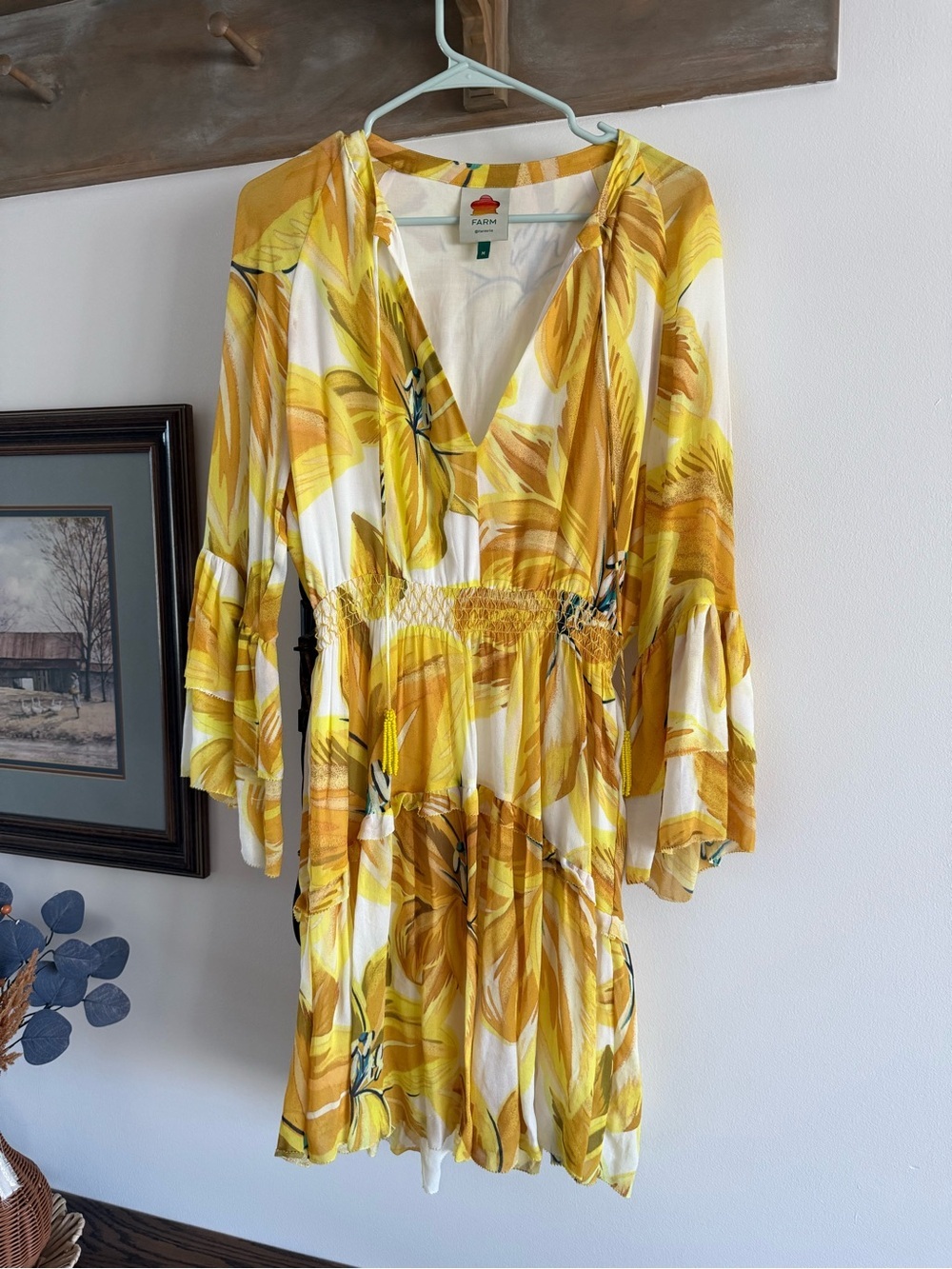 FARM Rio azalea mini dress